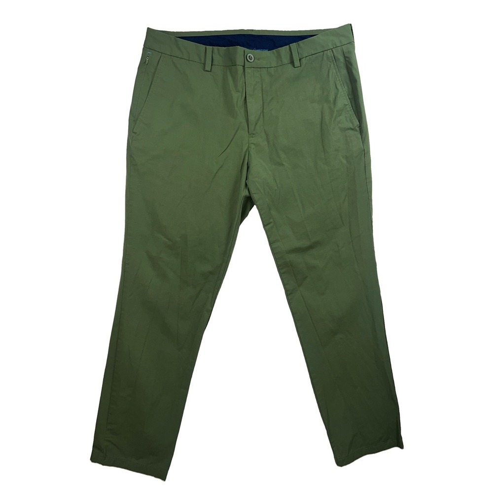 Vineyard Vines Olive Pants Mens Size 36x30(29) OTG Performance Chino Casual